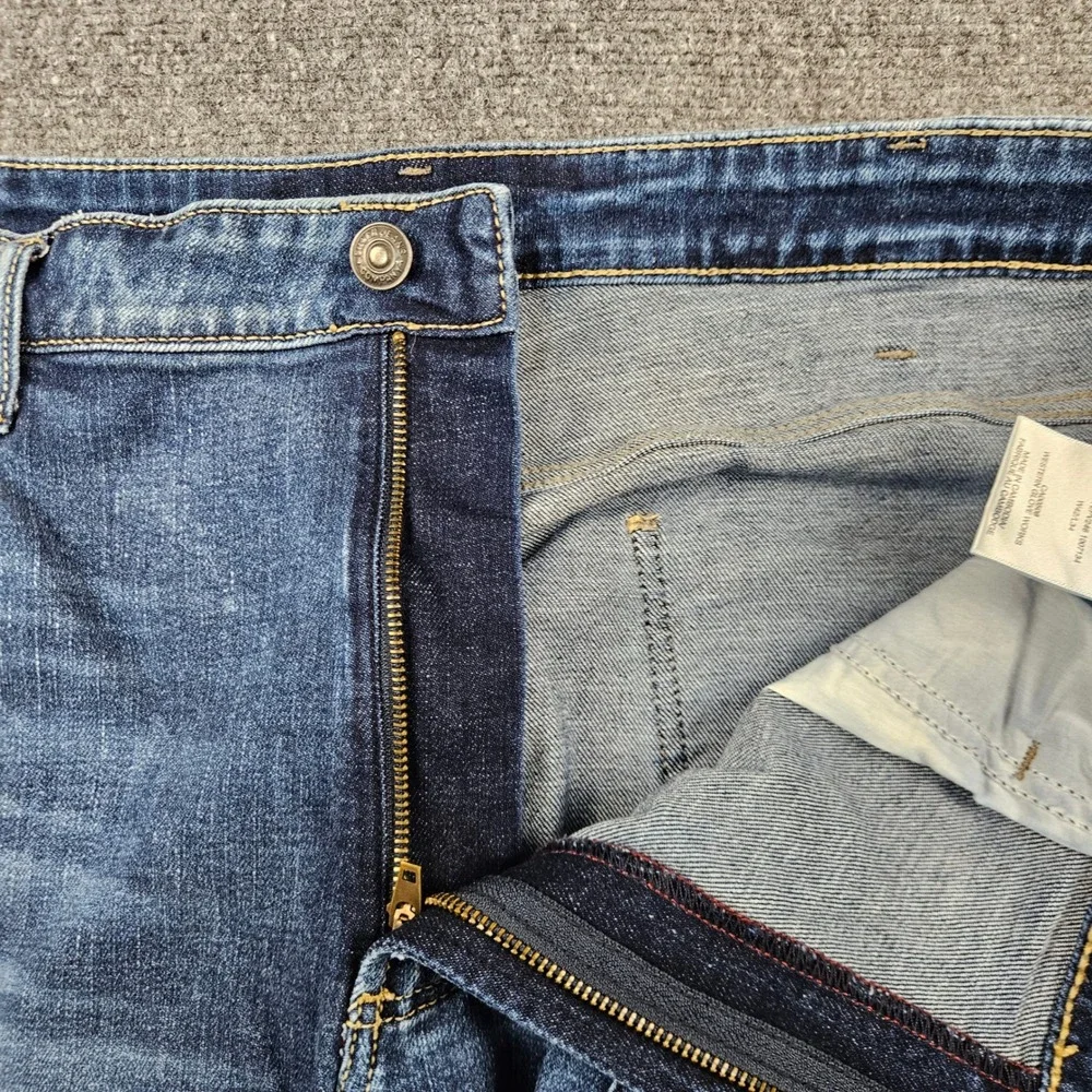 Silver Jeans Co Eddie Relaxed Fit Straight Leg Jeans Mens W42 L34 Blue Denim
